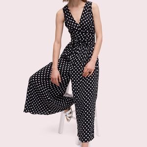 Kate spade polka dot jumpsuit